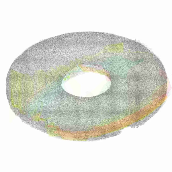 Midwest Fastener Flat Washer, For Screw Size 3/8" , Nylon 10 PK 72872 - main